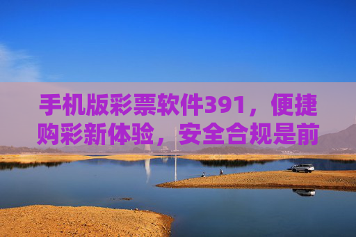 手机版彩票软件391，便捷购彩新体验，安全合规是前提，手机版彩票软件391，便捷购彩新体验，安全合规是前提