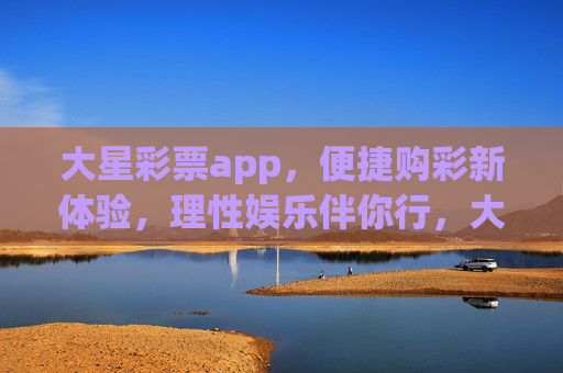 大星彩票app，便捷购彩新体验，理性娱乐伴你行，大星彩票app，便捷购彩新体验，理性娱乐伴你行