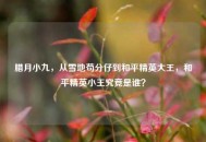腊月小九，从雪地苟分仔到和平精英大王，和平精英小王究竟是谁？