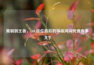 青铜到王者，LOL段位背后的等级鸿沟究竟有多大？