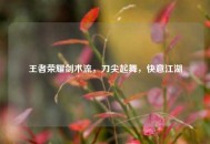 王者荣耀剑术流，刀尖起舞，快意江湖