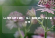 LOL肉装出装全解析，从入门到精通，打造无解前排