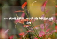 PUBG皮肤赠送教程，一步步教你如何送皮肤给朋友
