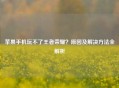 苹果手机玩不了王者荣耀？原因及解决     全解析