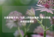 王者荣耀关羽，马背上的愤怒暴跳，峡谷热血冲锋技能解析