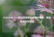 PUBG/PUBG LITE鼠标灵敏度终极调校指南，助你精准玩转战场