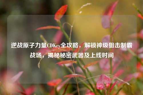 逆战原子力量CDKey全攻略,解锁神级狙击制霸战场,揭秘秘密武器及上线时间