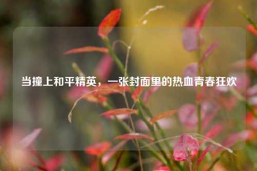 当撞上和平精英,一张封面里的热血青春狂欢