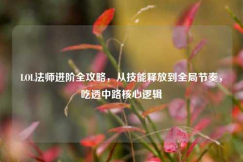 LOL法师进阶全攻略,从技能释放到全局节奏,吃透中路核心逻辑