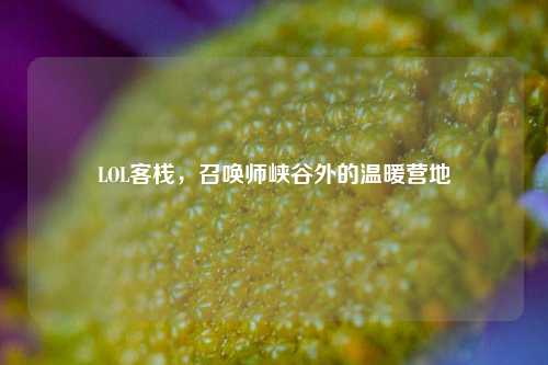 LOL客栈,召唤师峡谷外的温暖营地