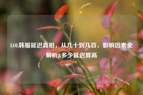 LOL韩服延迟真相,从几十到几百,影响因素全解析&多少延迟算高