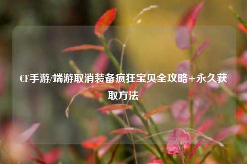 CF手游/端游取消装备疯狂宝贝全攻略+永久获取