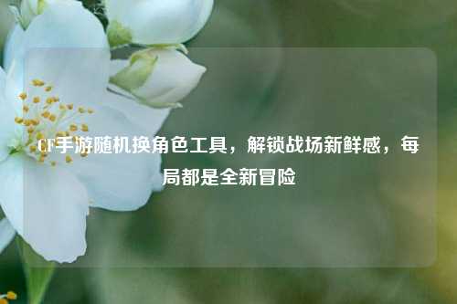 CF手游随机换角色工具,解锁战场新鲜感,每局都是全新冒险