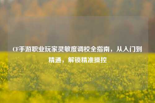CF手游职业玩家灵敏度调校全指南，从入门到精通，解锁精准操控