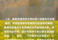 （注，根据您提供的示例内容CF觉醒宝石价格暴跌，市场震荡背后的原因与玩家应对策略，推测可能是关于游戏虚拟经济波动的分析。若实际内容不同，请补充具体文本以便生成精准标题。），建议，，CF觉醒宝石价格跳水，三大诱因解析与玩家止损指南，觉醒宝石***真相，版本更新/商人操盘？普通玩家这样避险，从囤货到抛售，深度复盘CF觉醒宝石暴跌事件中的市场规律，（如需要更精准的标题，请提供具体文章内容或关键数据点）