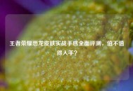 王者荣耀恶龙皮肤实战手感全面评测，值不值得入手？