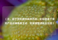 （注，由于您未提供具体内容，此标题基于常见产品评测角度生成，若需调整请补充信息）