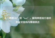 从‘哦哦LOL’到‘lord’，解码     流行语中的社交密码与情绪表达