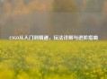 CSGO从入门到精通，玩法详解与进阶指南