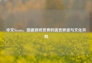 中文Steam，搭建游戏世界的语言桥梁与文化共鸣