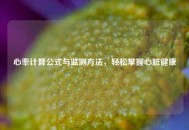 心率计算公式与监测     ，轻松掌握心脏健康