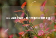 COD16精准度解析，提升命中率与制胜关键
