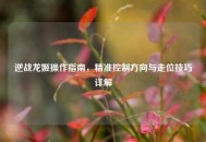 逆战龙姬操作指南，精准控制方向与走位技巧详解