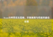 Steam分辨率优化指南，平衡画质与性能的更佳设置