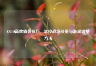 CSGO高效偷袭技巧，掌控战场节奏与准星调整     