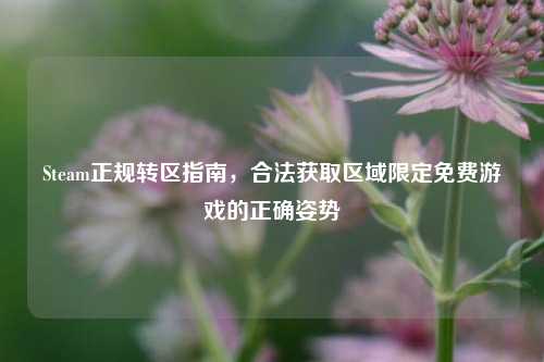 Steam正规转区指南,合法获取区域限定免费游戏的正确姿势